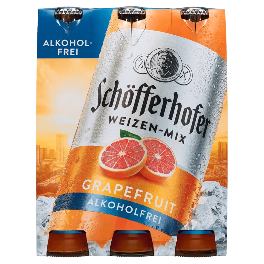 Schöfferhofer Grapefruit alkoholfrei 6x0,33l